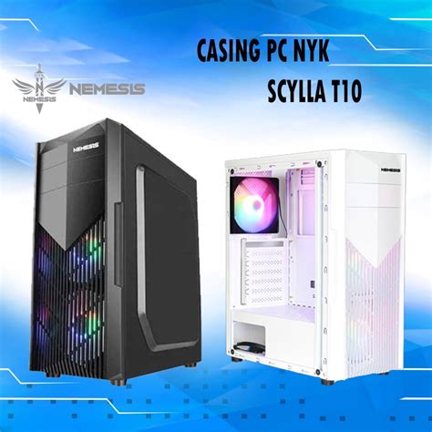 Jual NYK Nemesis Casing Komputer Gaming T10 Scylla PC Case Caing Pc