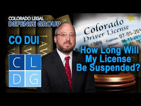 Colorado Drunk Driving: How long will my driver’s license be suspended?