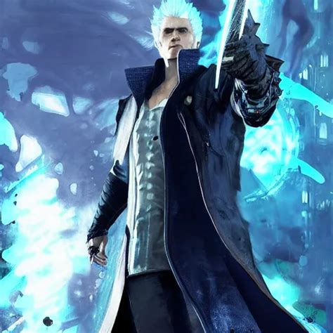 Vergil From Dmc 5 By Greg Rutkowski Stable Diffusion