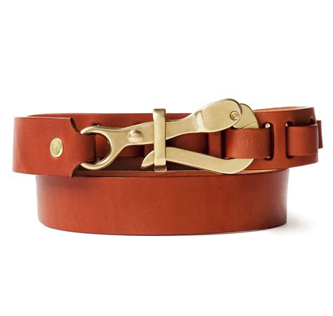 Pelican Hook Belt in Tan Leather – SIR JACK'S