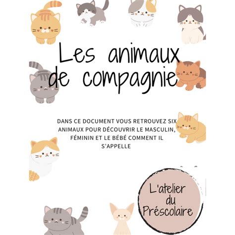 Les Animaux De Compagnie Masculin Féminin Bébé