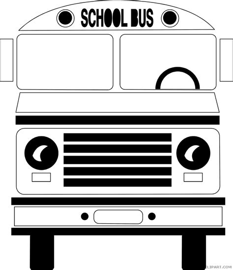 Clipart Bus Outline Clipart Bus Outline Transparent Free For Download