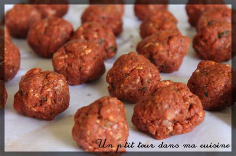 P tites boulettes à la merguez et sauce tomate Un p tit tour dans ma