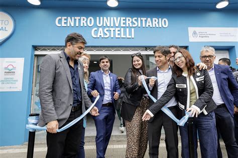 Kicillof en Castelli entregó viviendas e inauguró un Centro