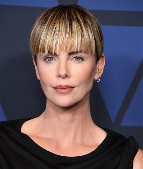 Charlize Theron Ditched Her Bowl Cut For Another Short Hairstyle