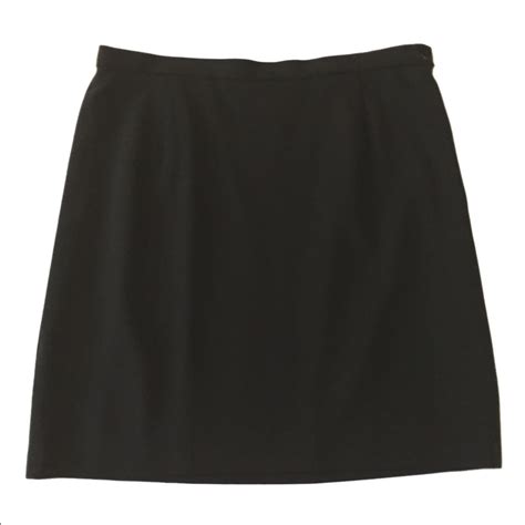 Giorgio Armani Vestimenta Spa Wool Mini Skirt 12 Gem