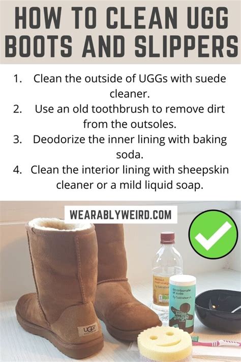 How To Clean Ugg Slippers And Ugg Boots Factory Approved Way Wearably Weird