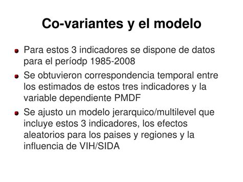 PPT Indicadores para ODM 5 Conceptos y Metodologías PowerPoint