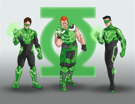 Green Lanterns Redesign By Conrad Atega In Green Lantern Green