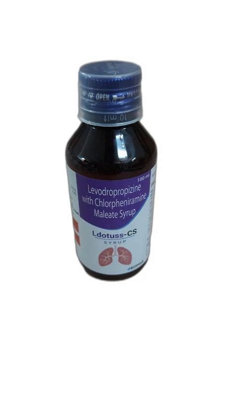 Ldotuss CS Syrup Levodropropizine 30mg Chlorpheniramine Maleate 2mg