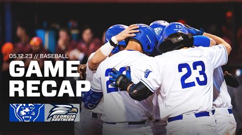 Highlights Georgia State Vs Georgia Southern Game Baseball