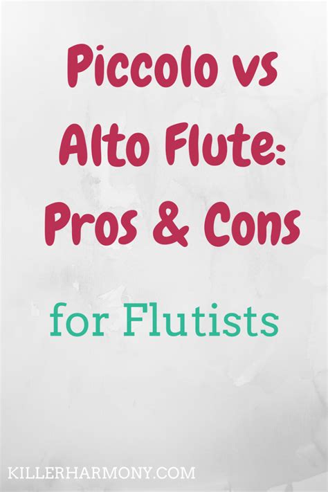 Guide to Piccolo Materials - Hannah B Flute