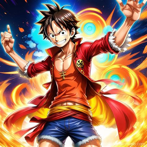 Dynamic Luffy Pose Stable Diffusion Online