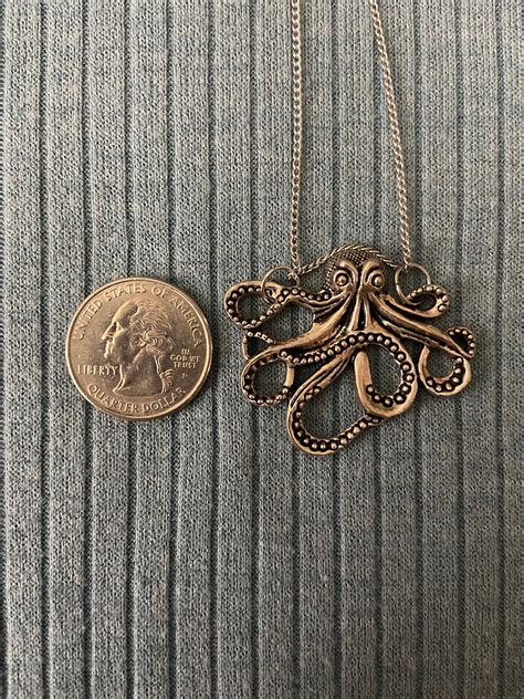 Octopus Necklace - Etsy