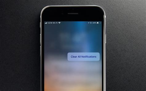 how to clear all iphone notifications