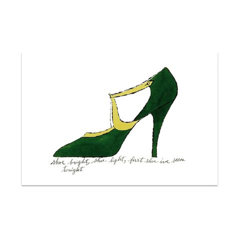 A la Recherche du Shoe Perdu green 1955 Andy Warhol 앤디 워홀 비롯