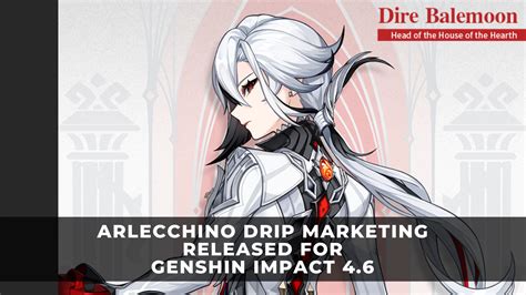 Harbinger Arlecchino Drip Marketing Released For Genshin Impact