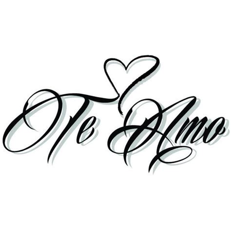 Te Amo, Spanish, I Love You Temporary Tattoo | Meaningful tattoo quotes ...