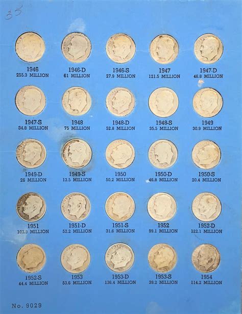 Lot - LOT OF 48 1946-1964 ROOSEVELT SILVER DIMES