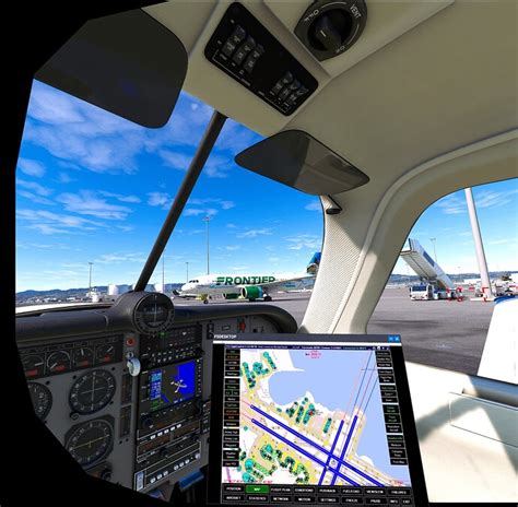 VR-enabled Moving Maps/EFBs showing taxiways, gates, and ramps ...