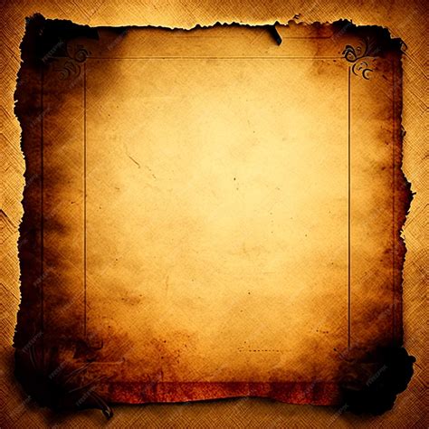 Premium Ai Image Old Parchment Paper Sheet Vintage Aged Texture Or