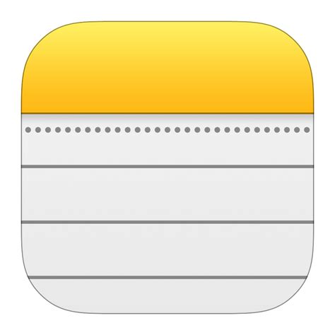 Ios Notes Icon #245338 - Free Icons Library