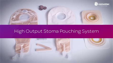 High Output Stoma Pouching System Youtube