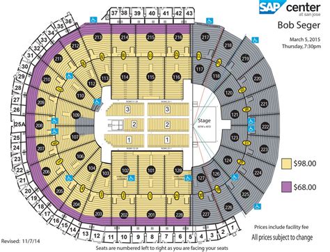 Allstate Arena Seating Chart Bob Seger Cabinets Matttroy