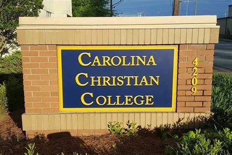 Ccc Sign Carolina Christian College