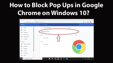 How to turn off pop up blocker on google - pilotinnovative