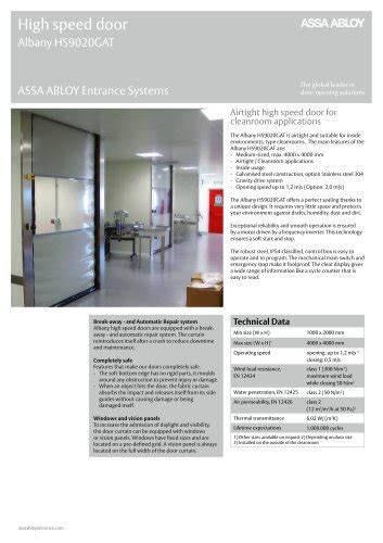 Crawford Product Catalogue Assa Abloy Entrance Systems Pdf Catalogs Documentation Brochures