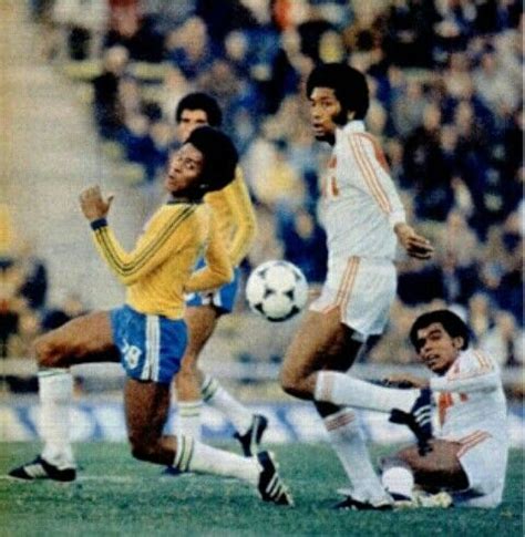 Brazil 3 Peru 0 In 1978 In Mendoza Teofilo Cubillas Tackles Gil In