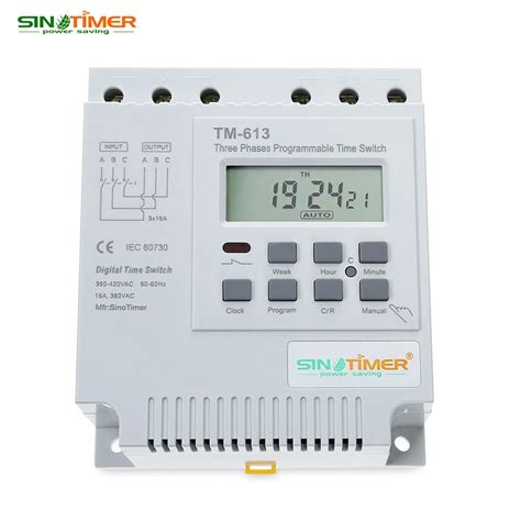 SINOTIMER AC 380 V LCD numérique polyvalent trois Phases Programmable