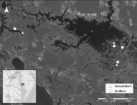 Map of Blackwater National Wildlife Refuge on the Eastern Shore of ...