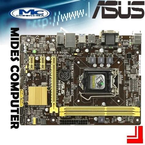 Jual Mainboard Motherboard Mobo H Intel Lga Onboard Ddr Di