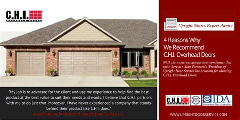 4 Reasons Why We Recommend C H I Overhead Doors Upright Door Service