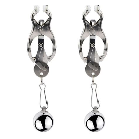 Accessoires Sensuels Argent Pince Mamelon Pour Bondage Sexuel