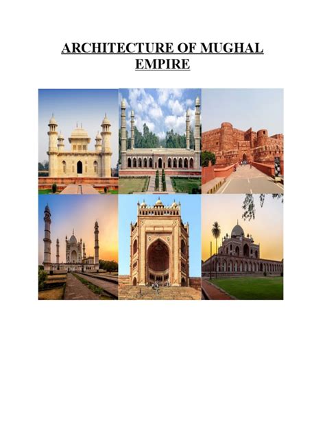 Architecture of Mughal Empire | PDF