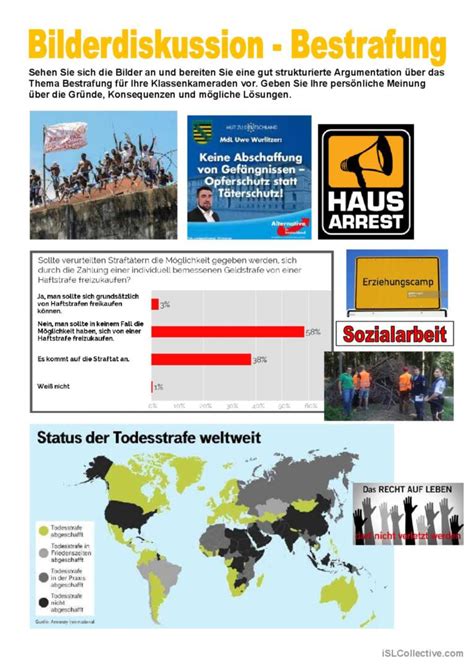 Bilderdiskussion Bestrafung Deutsch Daf Arbeitsbl Tter Pdf Doc