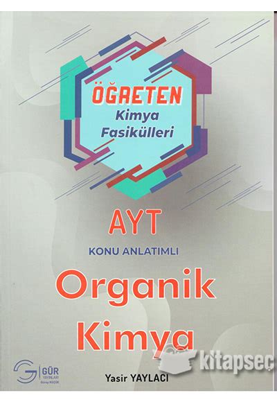 Ayt Reten Kimya Fasik Lleri Organik Kimya Konu Anlat Ml G R