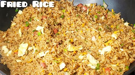 How To Make This Delicious Sausage Fried Rice Ghana Fried Rice Recipe Youtube