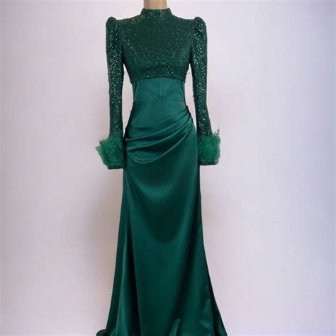 Modest Islamic Prom Dress Etsy