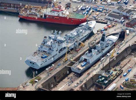 The New Antarctic Survey Ship RRS Sir David Attenborough At Cammell