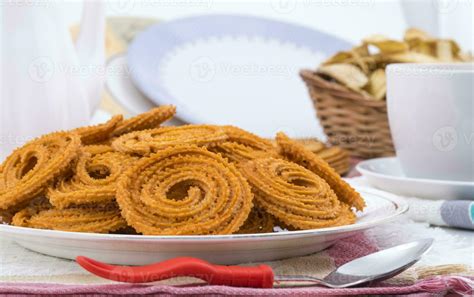 Indian Traditional Gujarati Snack Chakli Stock Photo At Vecteezy