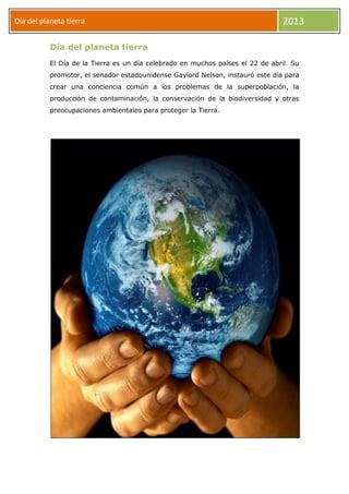 D A Del Planeta Tierra Pdf