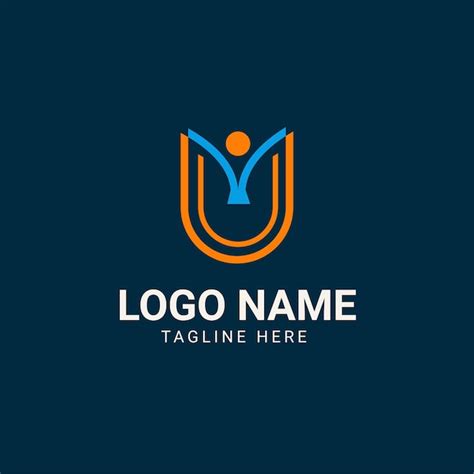 Plantilla De Diseño De Logotipo De Letra U Vector Premium