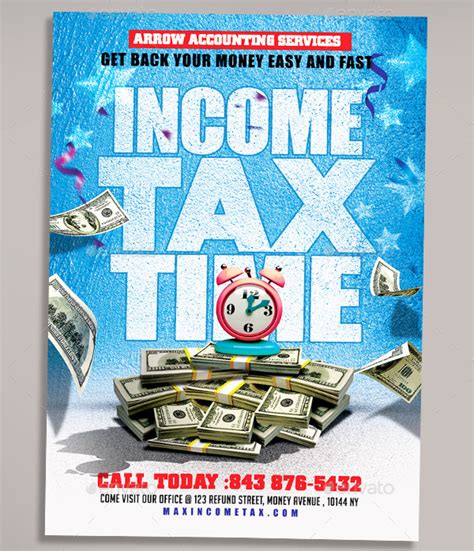 Income Tax Flyer Template 27 Free And Premium Download