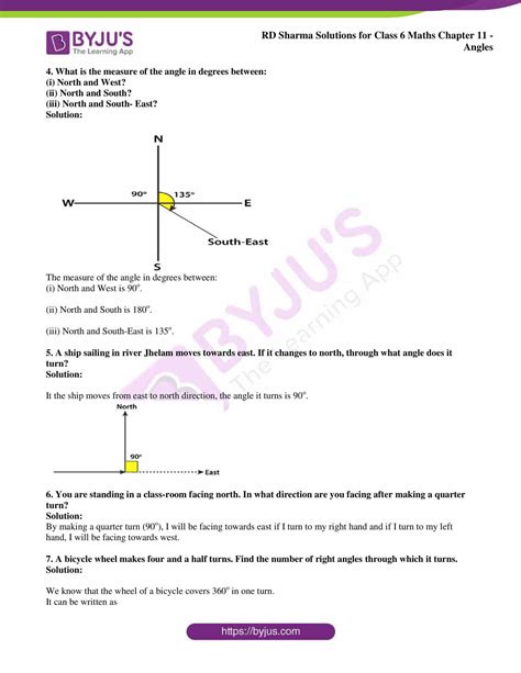 Rd Sharma Solutions For Class Chapter Angles Exercise Avail Pdf