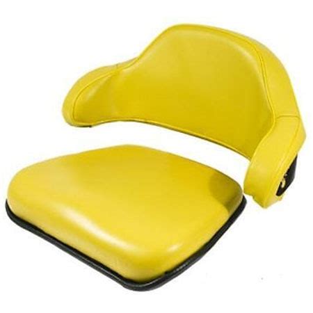 John Deere Piece Yellow Vinyl Seat Cushion Set Ty