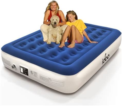 Idoo Matelas Gonflable Personnes Avec Pompe Lectrique Int Gr E